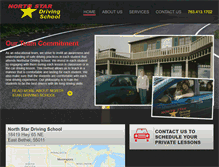 Tablet Screenshot of northstardrivingschool.com